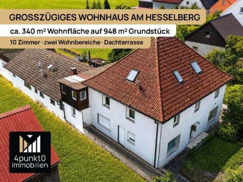 Großes Wohnhaus am Hesselberg – ca. 340 m² Wohnfläche, Dachterrasse und viel Nutzungsspielraum., 91726 Gerolfingen, Einfamilienhaus