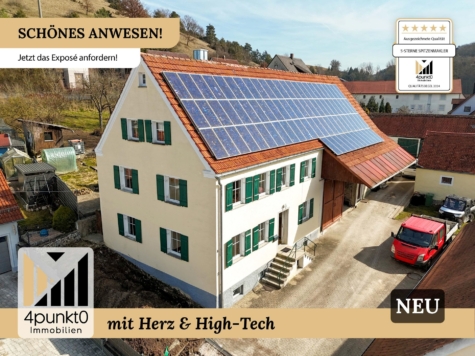 Tolles Bauernhaus mit Austragshaus (vermietet), Scheune, & viel Platz für Gewerbe & Tierhaltung!, 91805 Polsingen / Ursheim, Einfamilienhaus