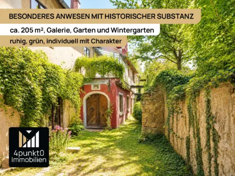 Historischer Hausteil aus der Zeit um 1550 – rund 205 m² mit Galerie und Garten, 91744 Weiltingen, Doppelhaushälfte