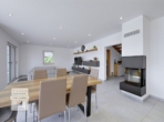 Eßbereich - RESERVIERT – Modernes KfW-40+ EFH mit 110 m² Dachterrasse, PV & 90 m² Garage