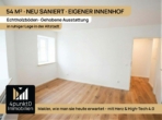 2ZW - Erstbezug nach Sanierung: 2 Zimmer, ca. 54 m², Terrasse, Tageslichtbad, Eichenholzböden