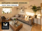 ETW - Gepflegte 3-Zimmer-Wohnung im 2. OG mit Badewanne, Dusche & Balkon