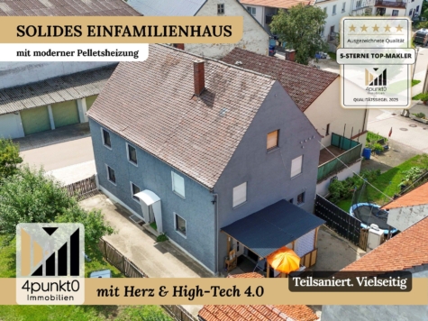 Platzwunder für Familie oder Monteure – teilsaniert, 7 Schlafzimmer, 86703 Rögling, Einfamilienhaus