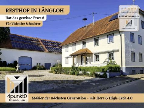 Reserviert – Resthof in Burgheim-Längloh – für Visionäre & Sanierer, 86666 Burgheim / Längloh, Einfamilienhaus