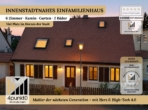 Stadthaus Staged Abend - Innenstadtnahes Einfamilienhaus, 6 Zimmer, 2 Bäder, Kamin, Vorgarten.